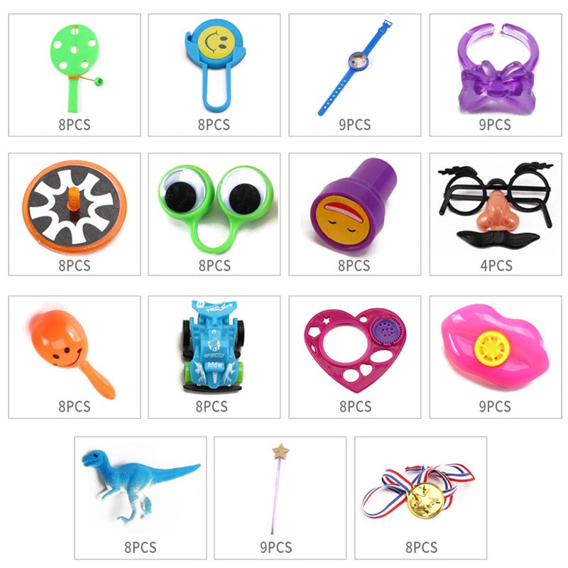 A Set Of 120 Birthday Party Gift Toy Sets