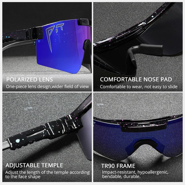 Large frame cycling sunglasses